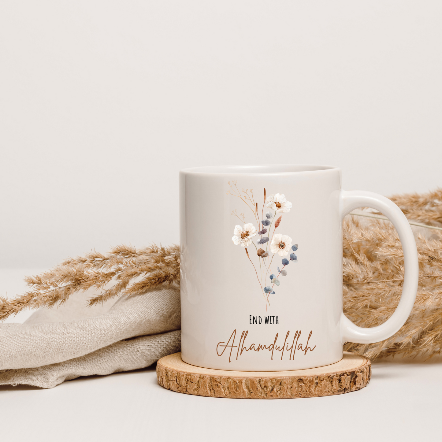 Alhamdulillah White glossy mug