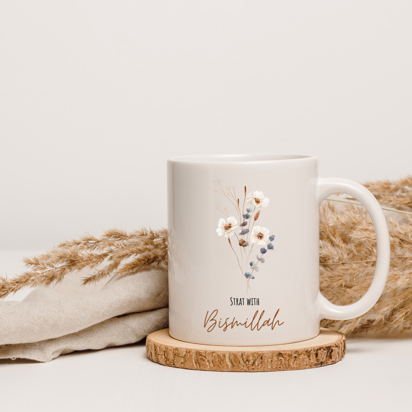 BISMILLAH White glossy mug